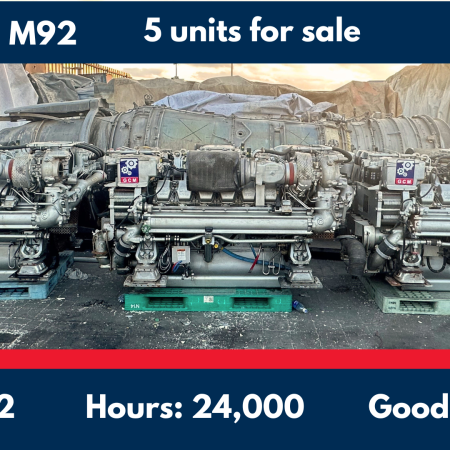 MTU marine engine model 12V2000